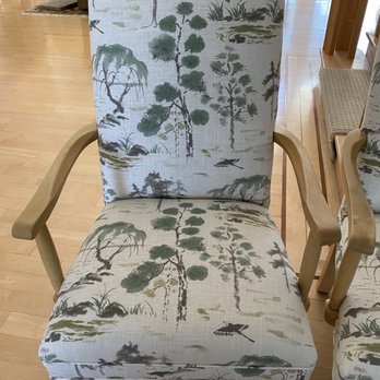 San Jose Custom Upholstery - Beautiful, like new chair. - Furniture Reupholstery Near Me - San Jose, California San Jose Custom Upholstery - Beautiful, like new chair. - Furniture Reupholstery Near Me - San Jose, California