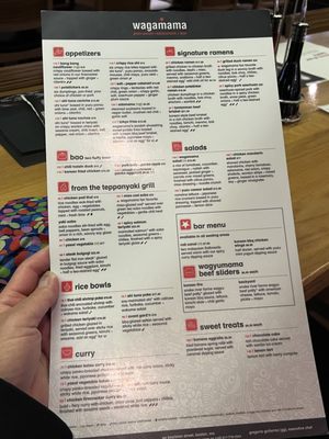 Menu photo 3 wagamama - Prudential Boston, MA