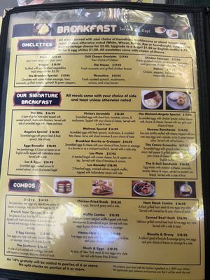 Menu photo 8 Vivian's  Cafe Studio City, CA