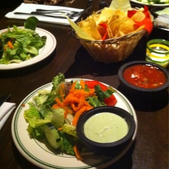 El Adobe - Chips, salsa, salad w/avocado dressing - Latin American Near Me - San Juan Capistrano, California El Adobe - Chips, salsa, salad w/avocado dressing - Latin American Near Me - San Juan Capistrano, California