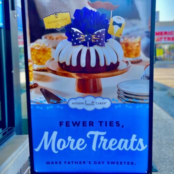Nothing Bundt Cakes - Signage for Father's Day Offerings-06/23 - Desserts Near Me - Chicago, Illinois