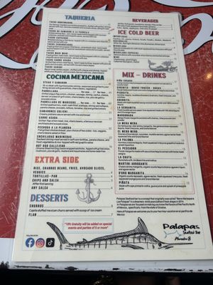 Menu photo 1 Palapas Seafood Bar Lewisville, TX Menu photo 1 Palapas Seafood Bar Lewisville, TX