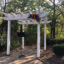 Savage Mill Manor - Outside (set up as altar for wedding)
