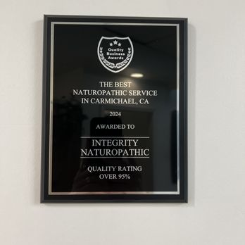 Integrity Naturopathic - Business award - Medical Centers Near Me - Carmichael, California Integrity Naturopathic - Business award - Medical Centers Near Me - Carmichael, California