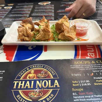 Thai Nola - Thai Crab Ragoon - Thai Near Me - New Orleans, Louisiana Thai Nola - Thai Crab Ragoon - Thai Near Me - New Orleans, Louisiana