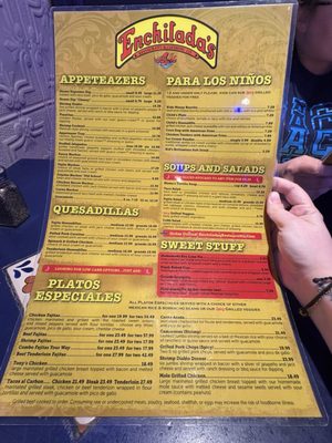 Menu photo 2 Enchilada's Restaurant Dallas, TX Menu photo 2 Enchilada's Restaurant Dallas, TX