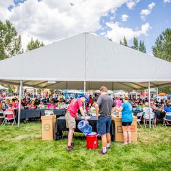 Flexx Productions - 40'x40' clearspan tent for rider seating at Venus de Miles