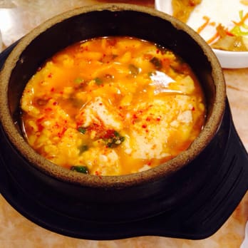 Cham Soot Gol - Spicy tofu soup complementary with the AYCE - Barbeque Near Me - Garden Grove, California Cham Soot Gol - Spicy tofu soup complementary with the AYCE - Barbeque Near Me - Garden Grove, California