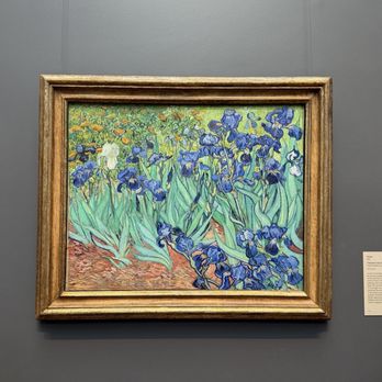 The Getty Center - Irises - Van Gogh - Art Museums Near Me - Los Angeles, California