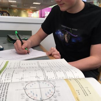 Meryls Magic Math - Student rockin' his Meryl's Magic Math shirt and the unit circle! - Private Tutors Near Me