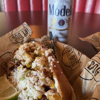 The Compound by Dirt Dog - Elote dog - Hot Dogs Near Me - Commerce, California The Compound by Dirt Dog - Elote dog - Hot Dogs Near Me - Commerce, California
