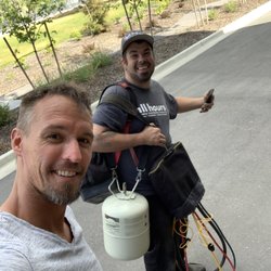 All Hours Plumbing, Heating & Cooling - Spencer carrying all his gear!