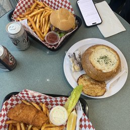 Bread Bowl of Clam Chowder