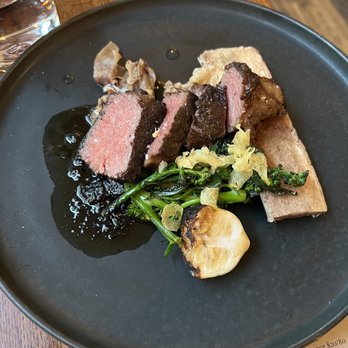Pomet - aged STEMPLE CREEK RANCH short rib, riblet, koji, broccoli - New American Near Me - Oakland, California