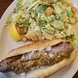 Subbed fries for salad. Subbed fries for salad.