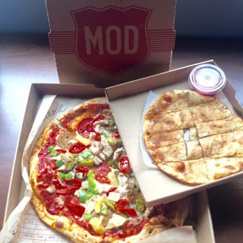 MOD Pizza - My order minus one very delicious root beer float. - Pizza Near Me - Fontana, California