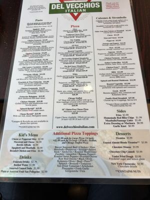 Menu photo 2 Del Vecchios Asheville, NC
