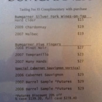 Bumgarner Wine Tasting Room - Wine Tasting Room Near Me - Camino, California Bumgarner Wine Tasting Room - Wine Tasting Room Near Me - Camino, California