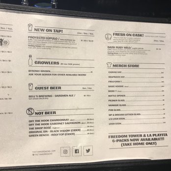 The Tank Brewing - Beer menu - Breweries Near Me - Miami, Florida The Tank Brewing - Beer menu - Breweries Near Me - Miami, Florida