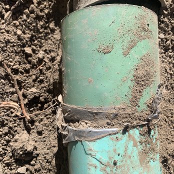 Aspen Foundation Repairs - Michel (or Aspen Foundation Repairs) tried to fix a broken pipe with duct tape. I dug up the pipe and found this buried. - Waterproofing Near Me - Rifle, Colorado