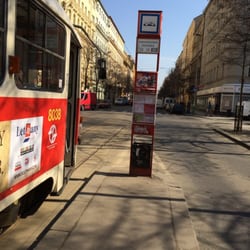 Vinohradská Vodárna tram - Smer Perunova