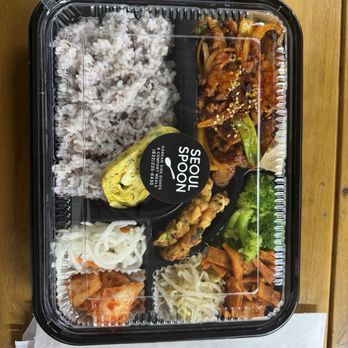 Seoul Spoon - Spicy Pork Standard Dosirak - Food Delivery Services Near Me - Houston, Texas Seoul Spoon - Spicy Pork Standard Dosirak - Food Delivery Services Near Me - Houston, Texas