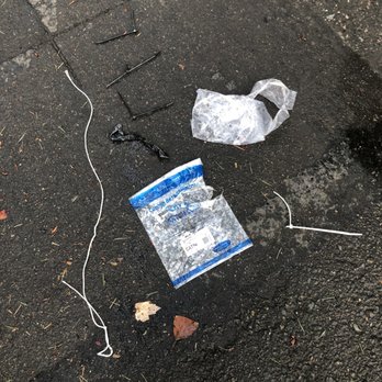 CenturyLink - Garbage left in street from installation tech. - Internet Service Providers Near Me - Portland, Oregon