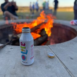 Sand Valley - After round drinks. Thanks to the security guys for lighting up the pit for us!