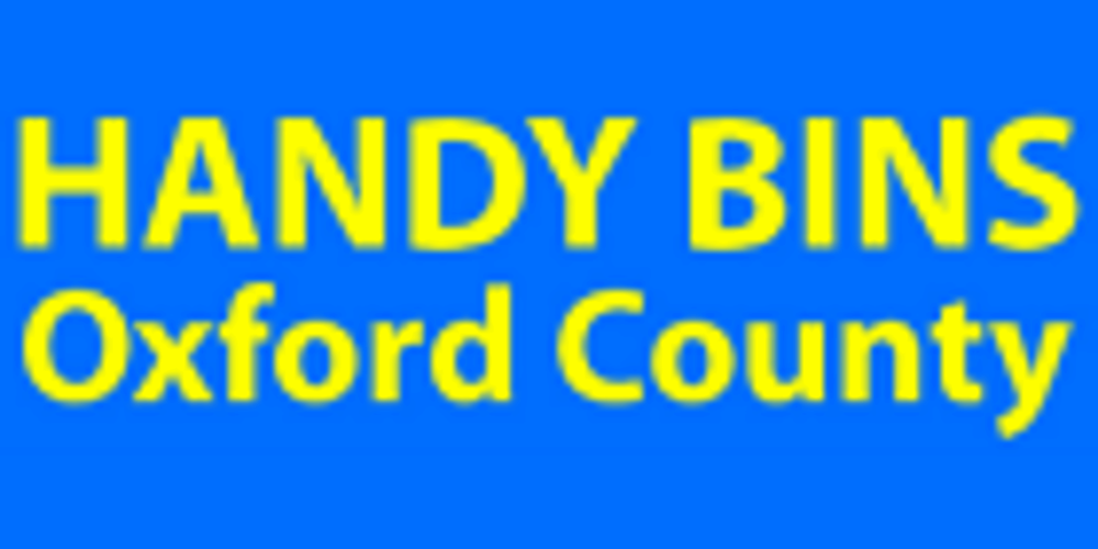 HANDY BINS Updated September 2024 Woodstock, Ontario Dumpster