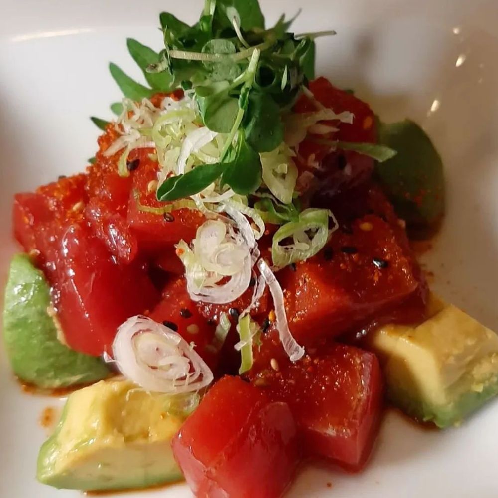 Ginko Restaurant - Tuna-avocado citrus salad. - Japanese Near Me - Cleveland, Ohio Ginko Restaurant - Tuna-avocado citrus salad. - Japanese Near Me - Cleveland, Ohio