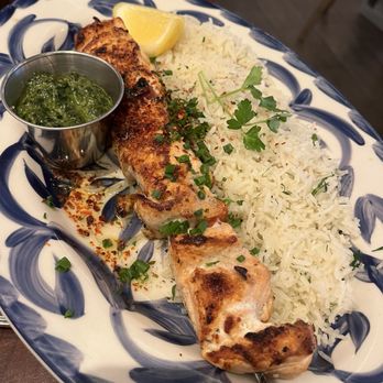 Ema - King Salmon Kebabs - Mediterranean Near Me - Chicago, Illinois