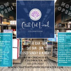 Craft Out Loud - Now Open!!!