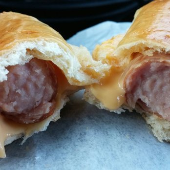 Coaches Kolaches - Breakaway of sausage and cheese. - Bakeries Near Me - Urbandale, Iowa Coaches Kolaches - Breakaway of sausage and cheese. - Bakeries Near Me - Urbandale, Iowa