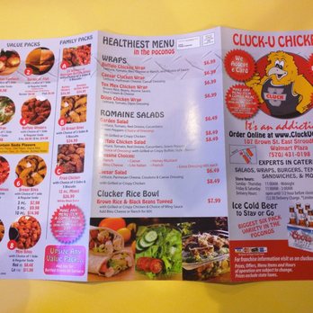 Cluck- U Chicken - Menu - New American Near Me - East Stroudsburg, Pennsylvania