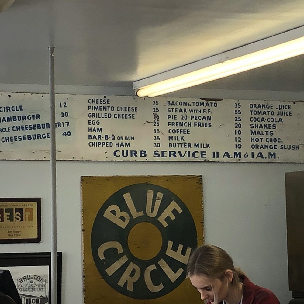Blue Circle - Look at the prices! - Burgers Near Me - Bristol, Tennessee Blue Circle - Look at the prices! - Burgers Near Me - Bristol, Tennessee