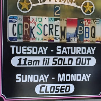 CorkScrew BBQ - Barbeque Near Me - Spring, Texas CorkScrew BBQ - Barbeque Near Me - Spring, Texas