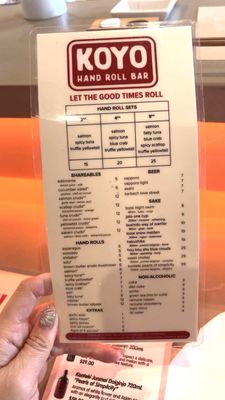 Menu photo 5 Koyo Hand Roll Bar Houston, TX Menu photo 5 Koyo Hand Roll Bar Houston, TX