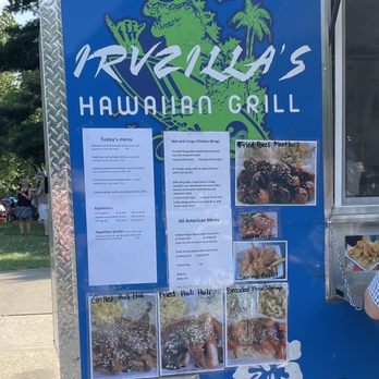 Irvzilla’s Hawaiian Grill - Menu for the day - Hawaiian Near Me