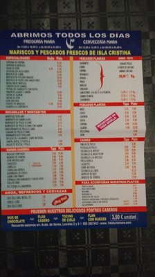Menu photo 1 Mara Seville, SE