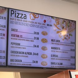 Pizza Q - Menu pizza