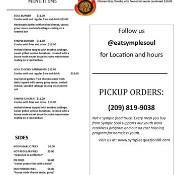 Symple Soul - Food Trucks Near Me - Merced, California Symple Soul - Food Trucks Near Me - Merced, California