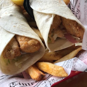 DJ's Clam Shack - Fish taco with fries - Seafood Near Me - Key West, Florida