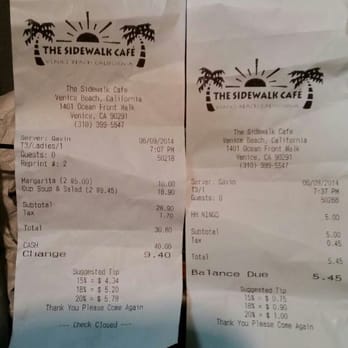Sidewalk Cafe - Tacos Near Me - Venice, California