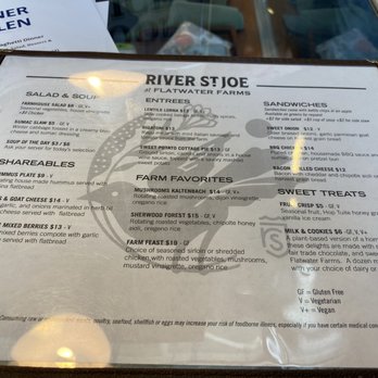 River Saint Joe - Menu - Venues & Event Spaces Near Me - Buchanan, Michigan