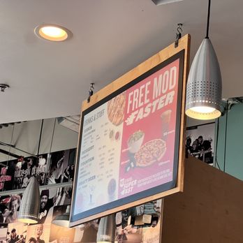 MOD Pizza - a menu on the wall of a restaurant - Pizza Near Me - Lynnwood, Washington MOD Pizza - a menu on the wall of a restaurant - Pizza Near Me - Lynnwood, Washington