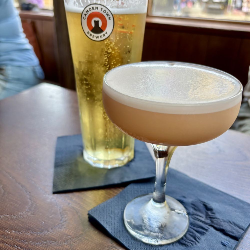 Oxford Arms - beer and passionfruit martini - Pubs Near Me - London, XGL