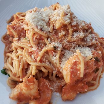 Ambrosia - Gamberi- spicy spaghetti with shrimp - Italian Near Me - Indianapolis, Indiana