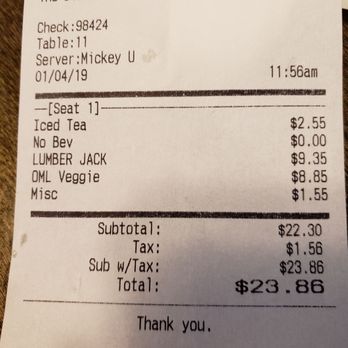 The Diner - $1.55 extra for a half piece of swiss cheese thrown into my overdone gross omelette. - Diners Near Me - Boynton Beach, Florida The Diner - $1.55 extra for a half piece of swiss cheese thrown into my overdone gross omelette. - Diners Near Me - Boynton Beach, Florida