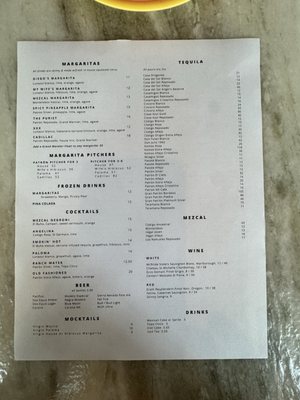 Menu photo 2 Diego's Cantina St. Louis, MO
