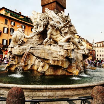 Piazza Navona - Fountain of Four Rivers - Dan Brown's Angels and Demons (Water)... - Landmarks & Historical Buildings Near Me - Rome, RM Piazza Navona - Fountain of Four Rivers - Dan Brown's Angels and Demons (Water)... - Landmarks & Historical Buildings Near Me - Rome, RM
